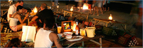 Dinner on the beach Dinner on the beach