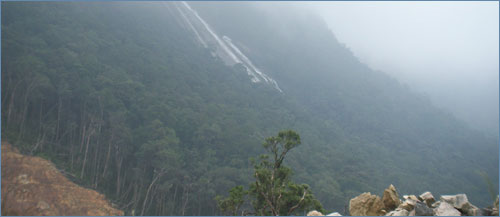 Great views and distant waterfalls Great views and distant waterfalls