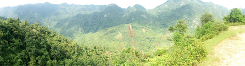 Mountainous scenery Mountainous scenery