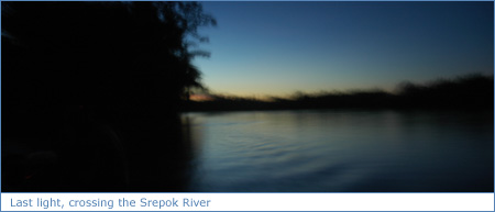 Crossing the Srepok river