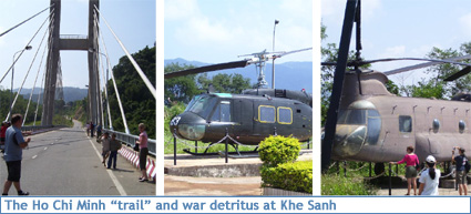War detritus and the Ho Chi Minh trail in Vietnam's DMZ