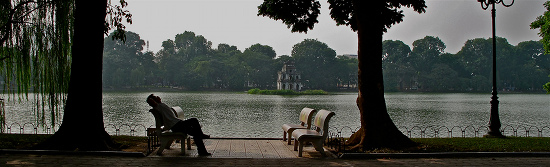 Lazy days by the lakeside, Hanoi