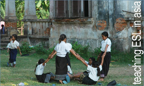 Teaching ESL in ASIA: school kids in Laos