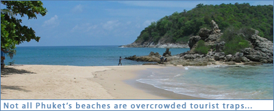 Quiet beach on Phuket