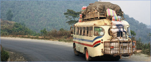 Catch the bus from the airport Catch the bus from the airport