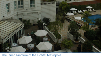 The Sofitel Metropole in Hanoi