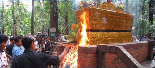 Forest wat cremation Forest wat cremation