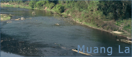 Muang La river scenery Muang La river scenery