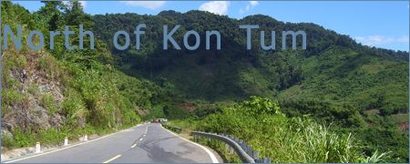 Riding north of Kon Tum Riding north of Kon Tum