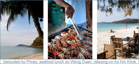 Beach scenes on Ko Samet, Thailand