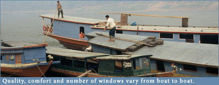 Quality of the slowboats varies considerably Quality of the slowboats varies considerably
