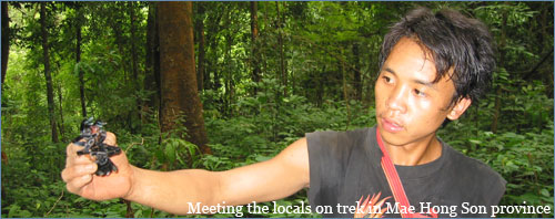 Meeting the locals, Mae Hong Son province