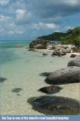 Bai Sao is one of Phu Quoc’s most beautiful beaches