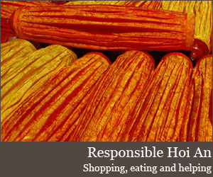 Responsible shopping and eating in Hoi An