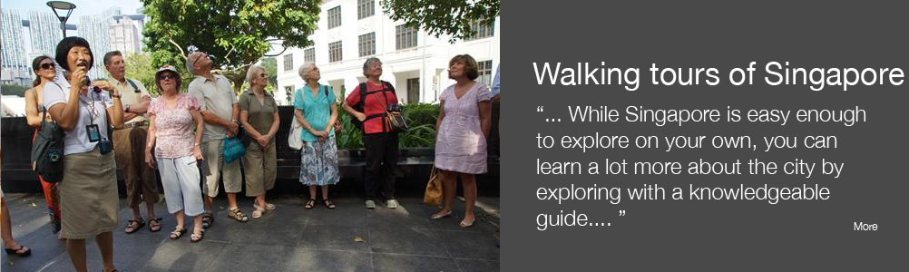 Walking tours in Singapore