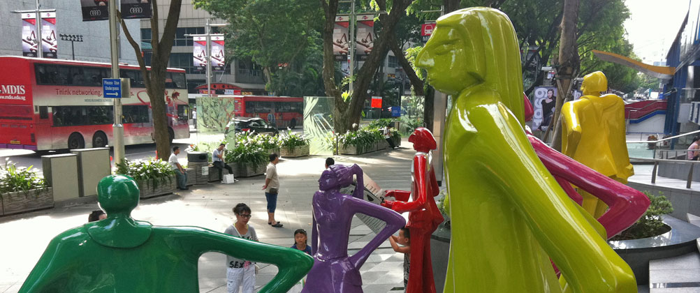 Singapore: Waiting permanently, Orchard Road