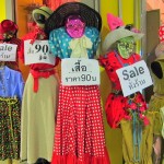 Vintage clothes shopping in northern Bangkok