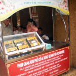 The electric bus route in Hanoi