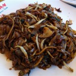 Singapore hawker dishes: Char kway teow