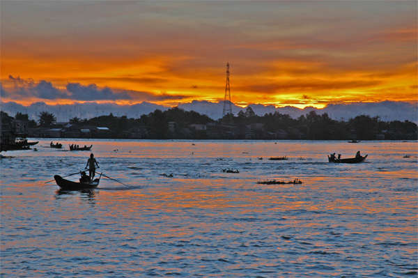 Dawn at Chau Doc