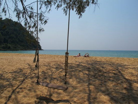 Outside Lazy Beach On Koh Rong Samloem