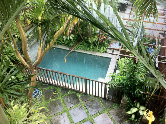 Expat woes: Pool flooding again.