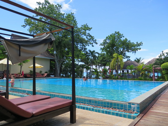 Pool with a view at Phi Phi Villa Resort.
