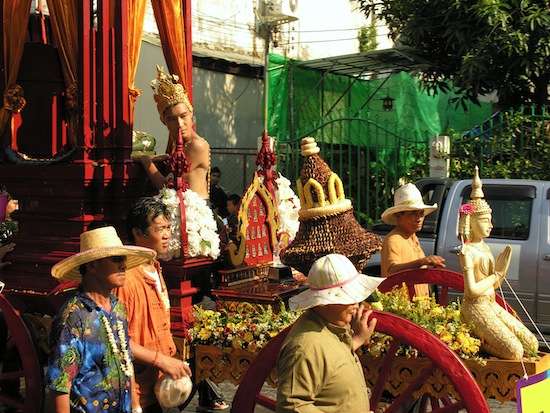 A scene from Chiang Mai's Songkran parade.